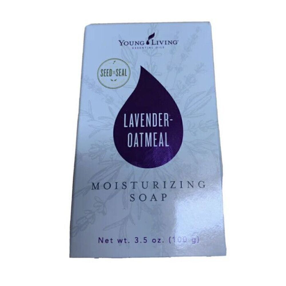 Young Living Essential Oils Moisturizing Soap 3.5oz‎ 100g, Lavender-Oatmeal